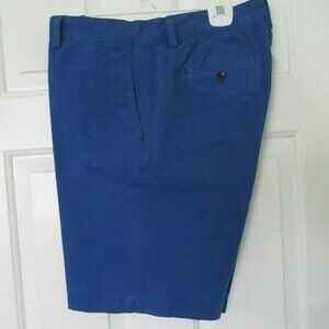 Banana Republic Mens Flat Front Blue Cotton Golf Short Pant - Size 34W